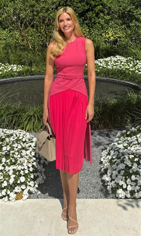 ivanka trump nip slip|Ivanka Trump steps out in pink dress and nude sandals: ‘Hello .